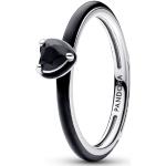 Dámské Stříbrné prsteny PANDORA Me v černé barvě k Valentýnu 