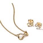 Dámské Stříbrné náhrdelníky PANDORA v elegantním stylu pozlacené  