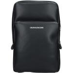 Pánské Designer Kožené tašky přes rameno Calvin Klein v černé barvě v moderním stylu z koženky 