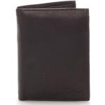 Pánské Kožené peněženky Delami v černé barvě z telecí kůže 