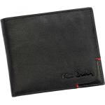 Pánské Luxusní peněženky Pierre Cardin v černé barvě z hovězí kůže s blokováním RFID 