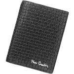 Pánské Luxusní peněženky Pierre Cardin v černé barvě v elegantním stylu z kůže 