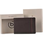 Pánské Kožené peněženky Bugatti v hnědé barvě z kůže s blokováním RFID 