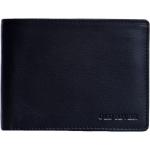 Pánské Kožené peněženky v černé barvě z kůže s blokováním RFID 