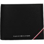 Pánské Luxusní peněženky Tommy Hilfiger v černé barvě z kůže 