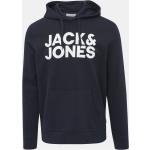 Pánské Rozepínací mikiny s kapucí Jack & Jones v černé barvě z bavlny ve velikosti L ve slevě 