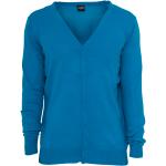 Pánská mikina // Pánský pulovr knoflíky // Urban Classics Knitted Cardigan turquoise