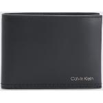 Pánské Designer Luxusní peněženky Calvin Klein v černé barvě z kůže s blokováním RFID 