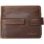 Pánské Kožené peněženky Rieker v hnědé barvě v elegantním stylu z hovězí kůže ve slevě 