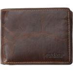 Pánské Kožené peněženky Rieker v hnědé barvě z kůže ve slevě 