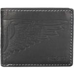Pánské Kožené peněženky Rieker v černé barvě z kůže 