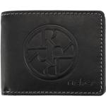 Pánské Kožené peněženky Rieker v černé barvě v elegantním stylu z kůže 