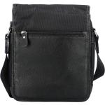 Pánské Kožené tašky přes rameno Sendi Design v černé barvě z koženky 