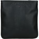 Pánské Kožené tašky přes rameno Tommy Hilfiger v černé barvě z koženky ve slevě 