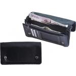 Pánské Kožené peněženky v černé barvě z kůže 