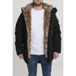 Pánská zimní bunda // Urban Classics Hooded Faux Fur Parka black - 3XL