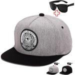 Pánské Basebalové čepice v šedé barvě v ležérním stylu 