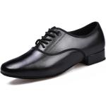 Pánská  Společenská obuv v černé barvě sportovní z kůže Standartní s výškou podpatku do 3 cm 