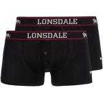 Pánské Boxerky Lonsdale v černé barvě ve velikosti M 