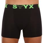 Pánské boxerky Styx long sportovní guma černé (U962) XL