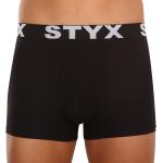 Pánské boxerky Styx sportovní guma černé (G960) L