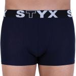 Pánské boxerky Styx sportovní guma tmavě modré (G963) L