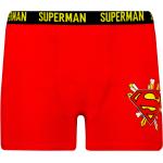 Pánské Boxerky v červené barvě z bavlny s motivem Superman ve slevě 