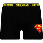 Pánské Boxerky v černé barvě z bavlny ve velikosti XXL s motivem Superman ve slevě plus size 