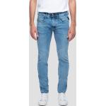 Pánské Slim Fit džíny Replay Anbass ve světle modré barvě z džínoviny ve velikosti 10 strečové 