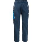 Pánské Outdoorové kalhoty Jack Wolfskin v modré barvě ve velikosti XL 