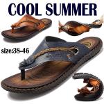 Pánské Kožené sandály v hnědé barvě v ležérním stylu z hovězí kůže ve velikosti 42 prodyšné na léto 