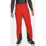 Pánské Lyžařské kalhoty Kilpi Nepromokavé v červené barvě ze syntetiky ve velikosti 10 XL ve slevě plus size 