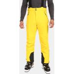 Pánské Lyžařské kalhoty Kilpi Nepromokavé v žluté barvě ze syntetiky ve velikosti 10 XL plus size 