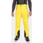 Pánské Lyžařské kalhoty Kilpi Nepromokavé v žluté barvě ze syntetiky ve velikosti 10 XL ve slevě plus size 