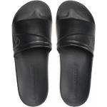 Pánské Designer Kožené pantofle Calvin Klein v černé barvě z koženky ve velikosti 44 