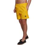 Pánské plavky // Urban Classics Block Swim Shorts chrome yellow
