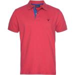 Pánská  Trička s límečkem Gant v červené barvě z bavlny ve velikosti 4 XL plus size 