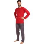 Pánská  Pyžama Gino  vícebarevná  z bavlny ve velikosti L s dlouhým rukávem 