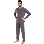 Pánská  Pyžama v šedé barvě ve velikosti 10 XL ve slevě plus size 