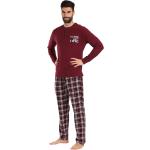 Pánská  Pyžama v červené barvě ve velikosti 10 XL ve slevě plus size 