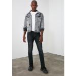 Pánské Skinny džíny Trendyol v černé barvě z bavlny ve velikosti 9 XL ve slevě 
