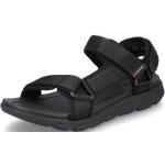 Pánské Sportovní sandály Rieker v černé barvě v moderním stylu ze syntetiky ve velikosti 46 ve slevě na léto 