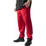 Pánské Tepláky Urban Classics v červené barvě v klasickém stylu z fleecu ve velikosti XXL plus size 