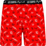 Pánské Boxerky Lee Cooper v červené barvě z bavlny ve velikosti M 