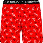 Pánské Boxerky Lee Cooper v červené barvě z bavlny ve velikosti L ve slevě 