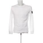 Pánská Designer  Trička Calvin Klein Jeans v bílé barvě ve velikosti XS ve slevě 