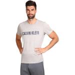 Pánská Designer  Trička Calvin Klein v šedé barvě ve velikosti S ve slevě 