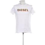 Pánská  Trička Diesel v bílé barvě ve velikosti L ve slevě 