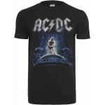 Topy MERCHCODE v černé barvě z bavlny ve velikosti S s krátkým rukávem s motivem AC/DC 