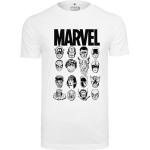 Pánské tričko krátký rukáv // Merchcode Marvel Crew Tee white - XS